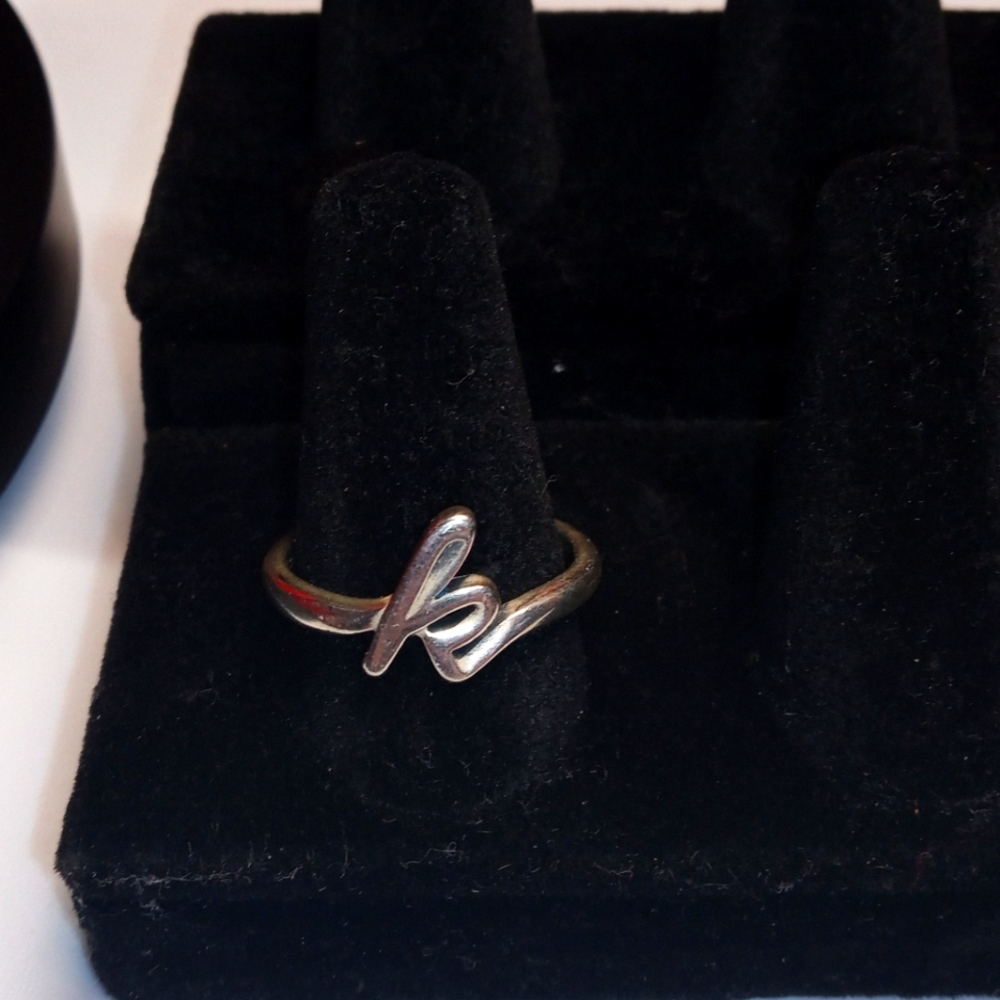 James Avery K Initial Ring